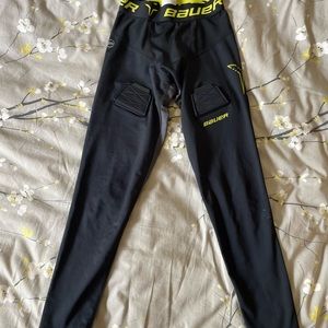 Bauer Youth Medium Compression Fit Tights/Pants, Hockey